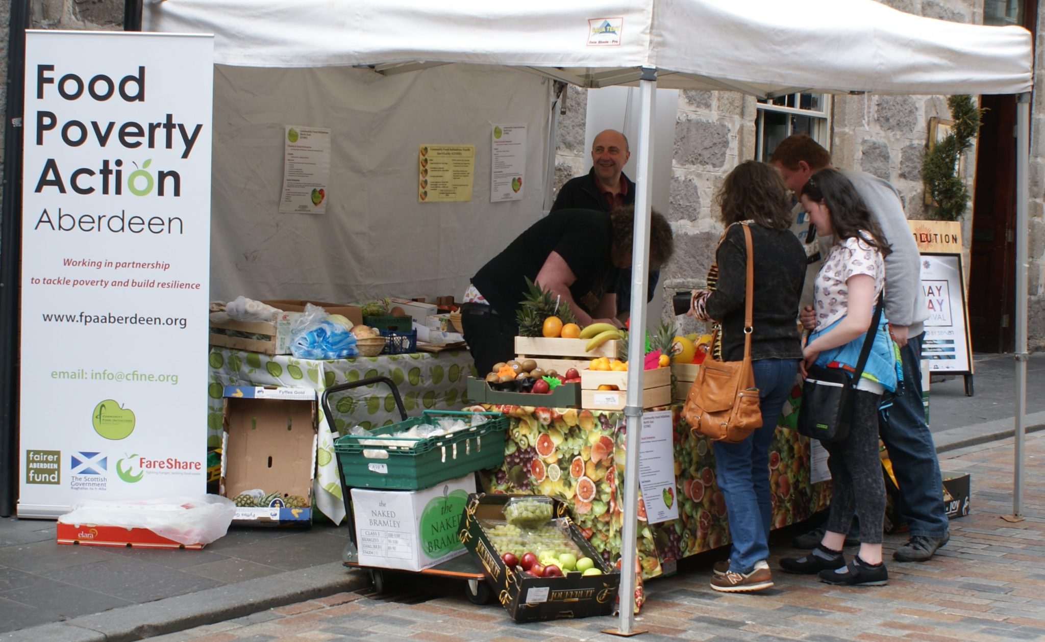 Charity stall