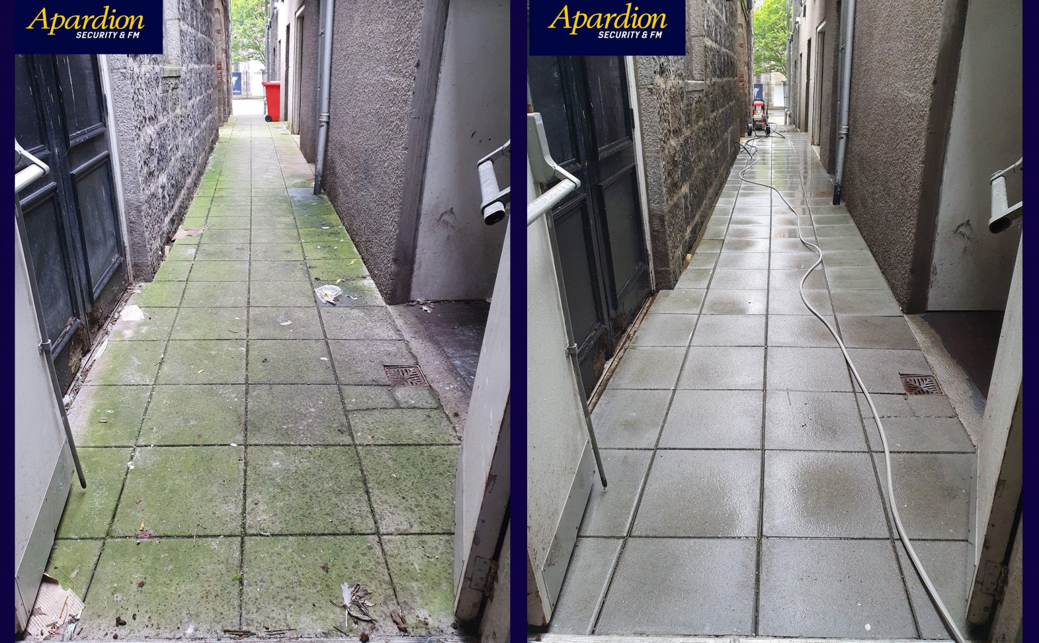 Apardion powerwashing services