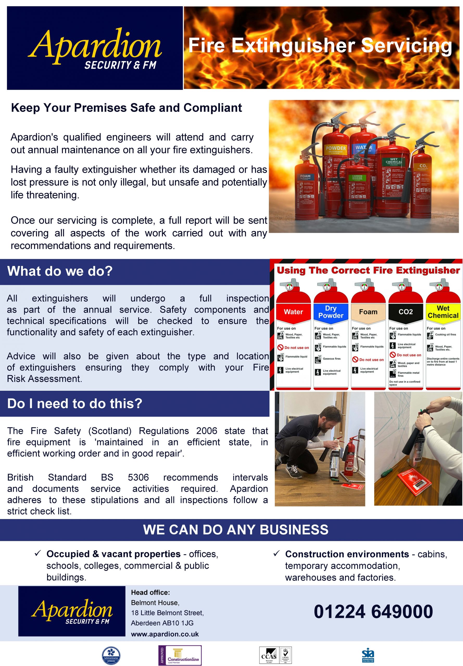 Servicing Portable Fire Extinguishers